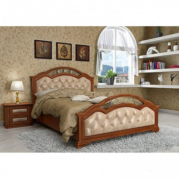 Кровать "Доминика 200" береза - Вид 1