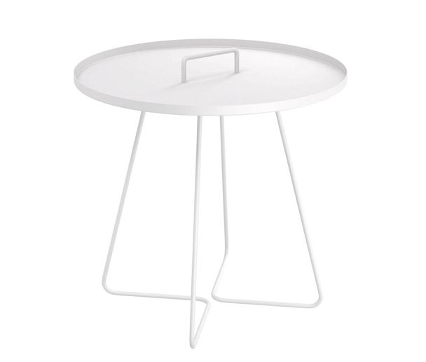 Столик журнальный Sheffilton SHT-CT42 белый муар - Вид 1