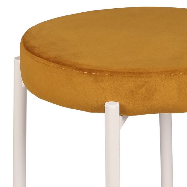 Комплект табуретов Кен, Confetti chai tea/белый, 2 шт. - Вид 2