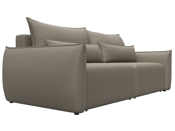 Диван прямой Лига-051 НПБ Экокожа бежевый - Вид 3