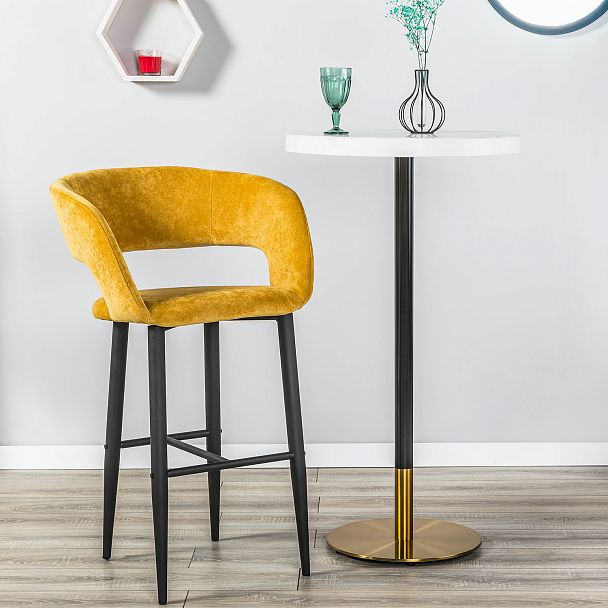 Кресло Бар.Hugs желтый/черный - Вид 6