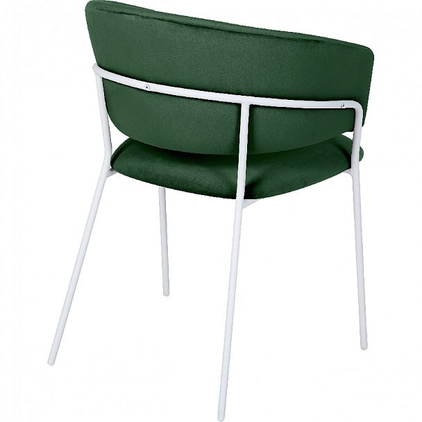 Комплект кухонных стульев Даксон зеленый велюр/белый, 3 шт. - Вид 4
