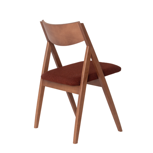 Стул Clack, букле Lanvin 497, ножки бук морилка светлый орех - Вид 5