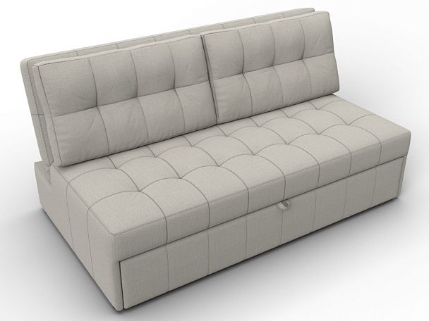 Диван прямой Лига-107 (160) Рогожка бежевый - Вид 6