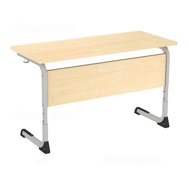 Стол ученический, 2-местный, регулируемый на плоскоовальной трубе, гр.4-6 - Вид 5