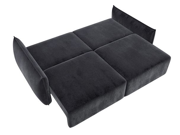 Диван прямой Лига-051 НПБ Велюр серый - Вид 9