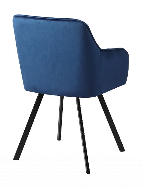 Комплект кресел поворотных Мони, Confetti blue/черный, 4 шт. - Вид 5