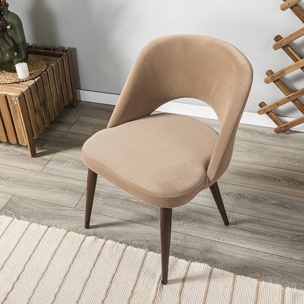 Стул Lars Diag beige/т.орех - Вид 13