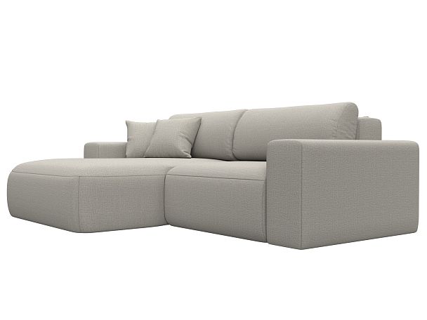 Диван угловой Лига-036 НПБ Классик левый угол Рогожка бежевый - Вид 3