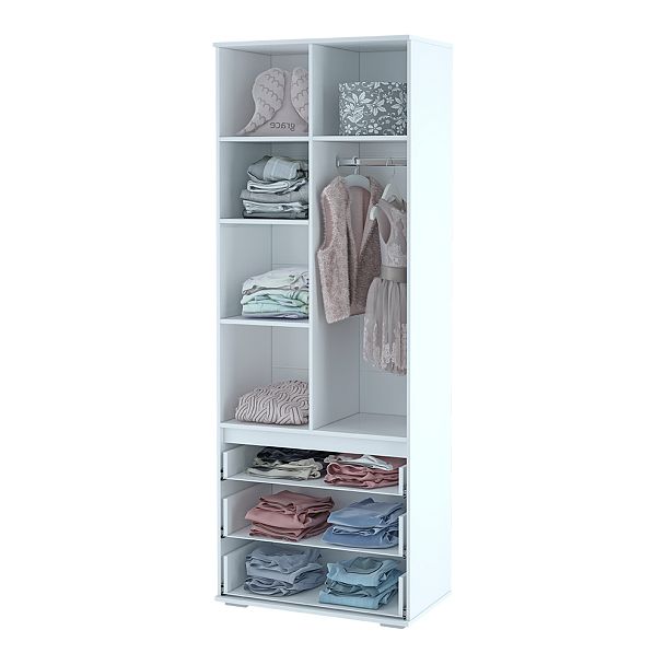 Детская "Тойс ШК-07" (2176х802х460) белый /LOL - Вид 2