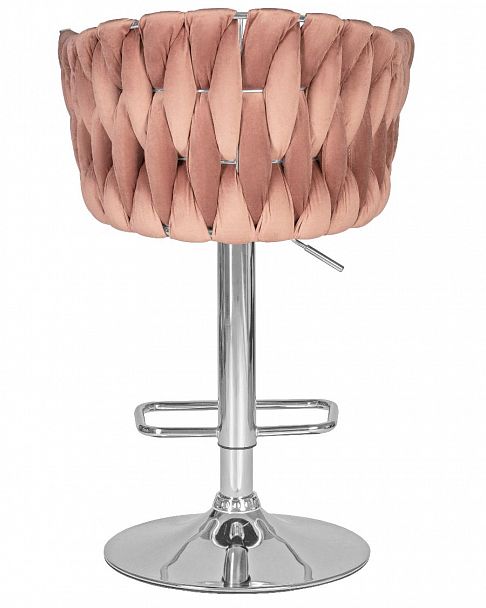 Стул барный DOBRIN MARCEL (пудрово-розовый велюр (MJ9-32)) - Вид 5