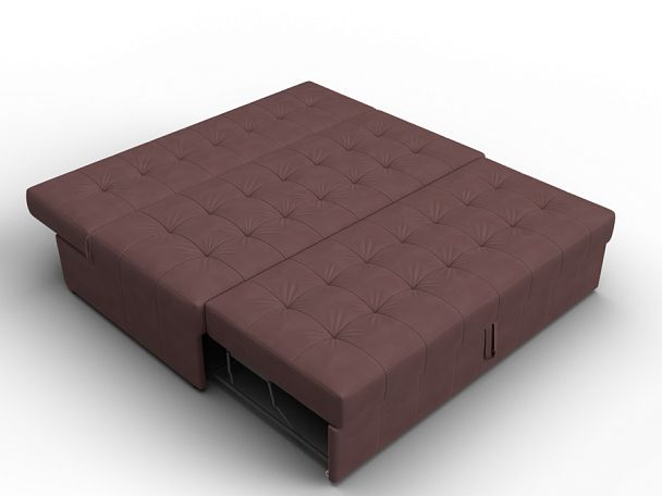 Диван прямой Лига-107 (160) Замша бордовый - Вид 8