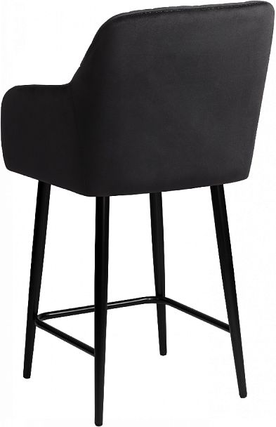 Комплект полубарных поворотных кресел Барли К, черный H75/черный, 2 шт. - Вид 6