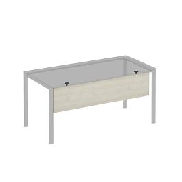 Экран стола защитный (ДСП) с кронштейнами для столов на МП2 160 Комфорт МП2 К.А 814 ДШ дуб шамони светлый / антрацит - Фото предпросмотра