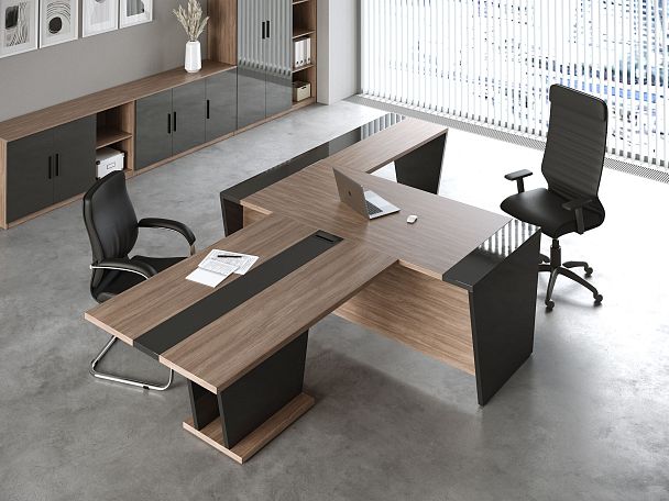 Креденция с секцией, глянец Asti 135x45x74,2 вяз белый - Вид 15