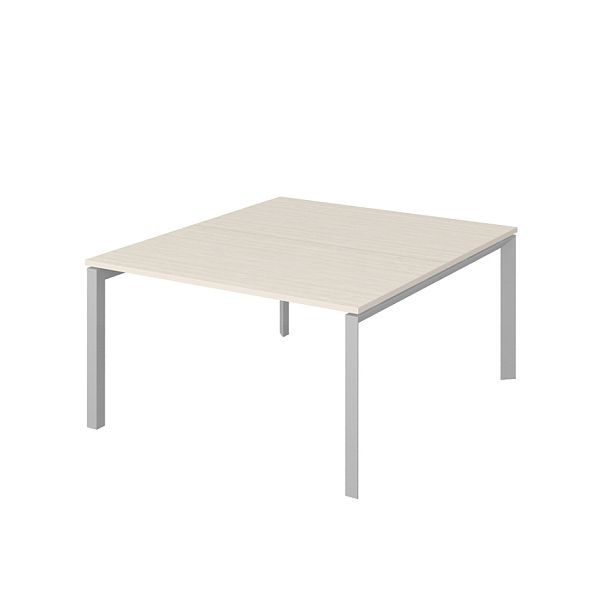 Рабочая станция на металлокаркасе "Столы для персонала"  ПК-ТНП-СР140Х160Н2/МК/БЭ-В2-940 дуб альпийский - Вид 1