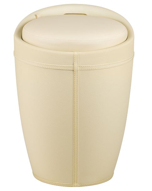 Табурет с местом для хранения LM-1100HPVC (кремовый) - Вид 6