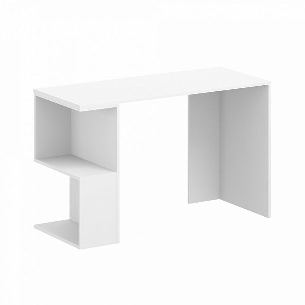 Стол компьютерный "Компакт офис" ПК-МКП-СТК119Х50-В1-1068 белый шагрень - Вид 1