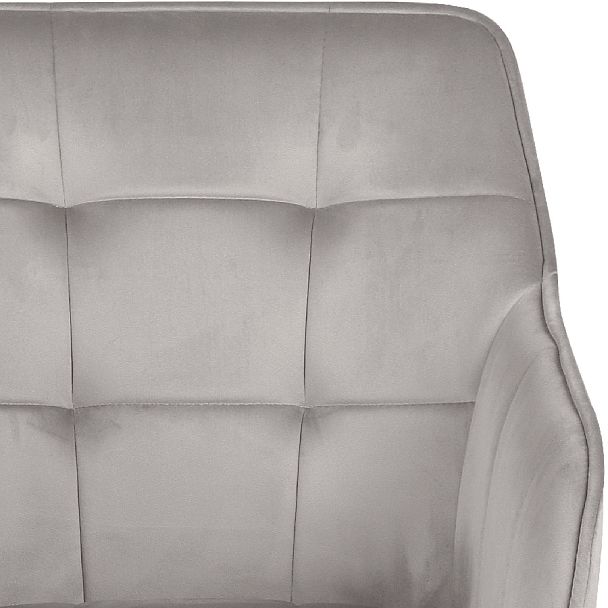 Комплект полубарных поворотных кресел Мони К, Confetti silver/белый, 4 шт. - Вид 8