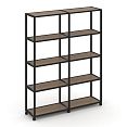 /catalog/kollektsii_i_serii/serii-ofisnoy-mebeli/serii-dlya-personala/shelf-mobile/dub-arizona/dub-arizona-metall-chernyy/stellazhi-pyatiurovnevye/shelf-mobile-stellazh-5-urovney-2-sektsii-vr-lt-stk-511-12-dub-arizona-metall-chernyy-2370-400-2000/ - фотография