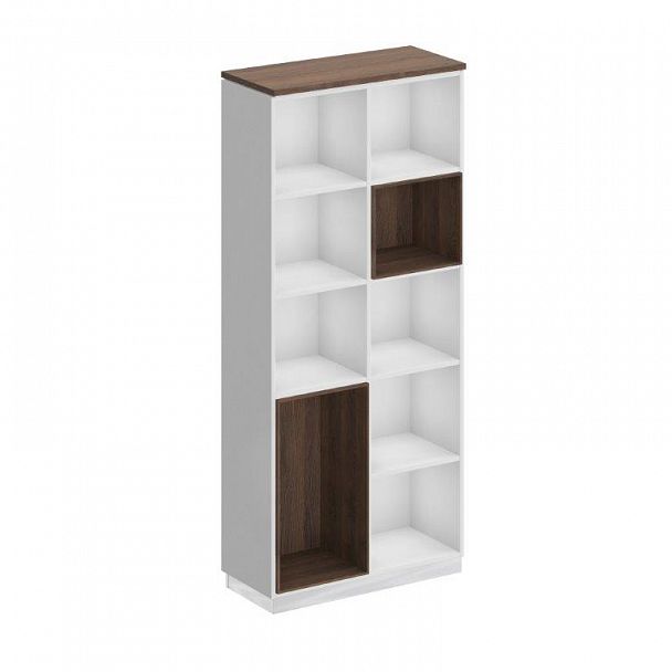 Стеллаж высокий "City" СИ 302-1  дуб гладстоун/антрацит премиум - Вид 1