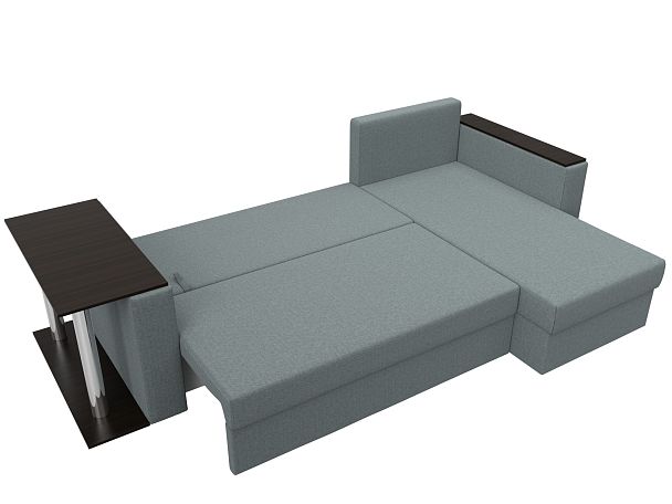 Диван угловой Атланта Лайт правый угол Рогожка серый - Вид 8