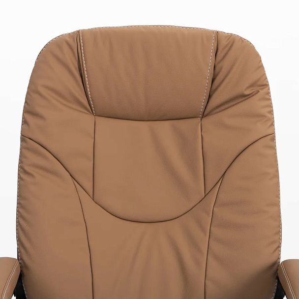 Кресло Комфорт Лт/Comfort Lt (22), кож/зам, св.-коричневый - Вид 7