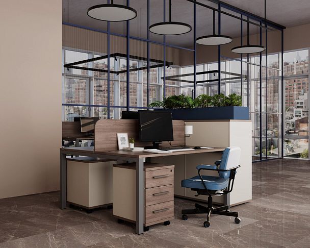 Приставка подкатная New Line 117,4x51x62 дуб шамони светлый - Вид 3