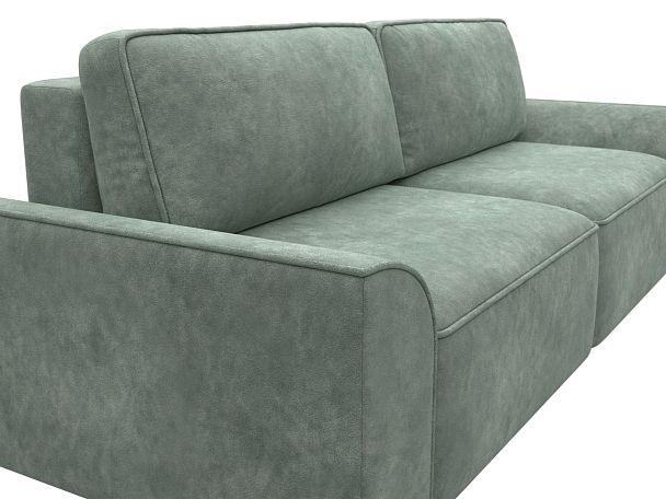 Диван прямой Лига-048 НПБ Велюр зеленый - Вид 4