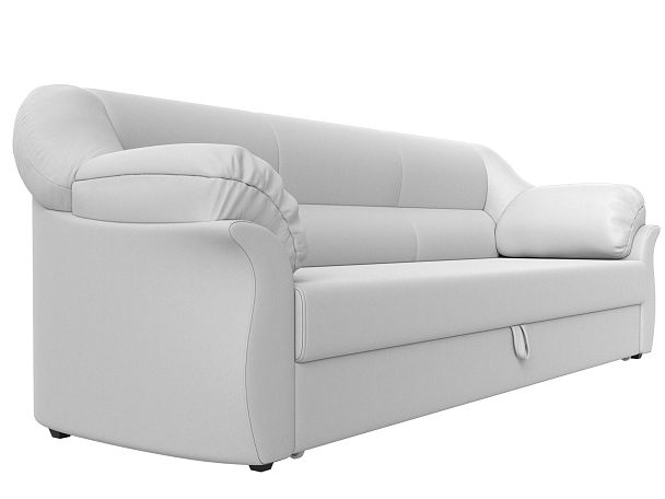 Диван прямой Карнелла (полностью экокожа белая) - Вид 3