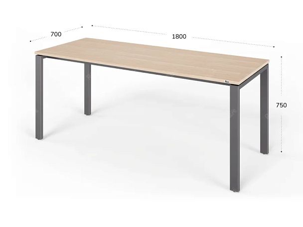 ЛАЙТ / LIGHT RLG014-18x7 Прямоугольный стол 180x70x75 Дуб Сонома - Вид 2