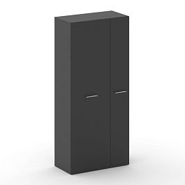 Cross Гардероб широкий CRF.GB-201 (L) Черный F/Базальт UM 896*460*2000 - Фото предпросмотра