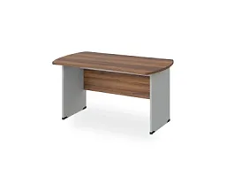 БЕРЛИН / BERLIN Стол симметричный 1400х850х740 Орех Вармия/Серый - Фото предпросмотра