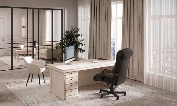 Стол письменный Bern 190x90x76 дуб апрельский - Вид 5