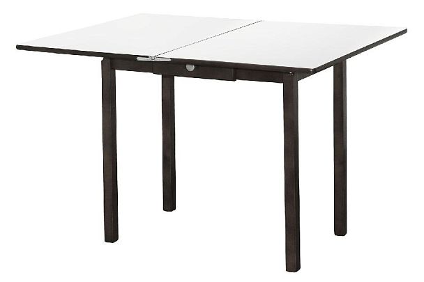 Стол обеденный раскладной ПН Венге (Лак),Супер Белый 017(Глянец) - Вид 3