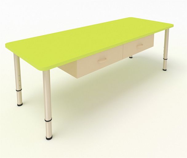 Детский стол-парта желтый, гр.0-3 - Вид 1