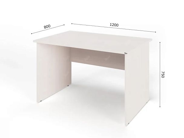 ЛАЙТ / LIGHT RLG003-12x8 Прямоугольный стол 120x80x75 Дуб Молочный - Вид 2