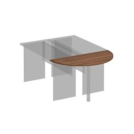 Приставка к столу без опоры Комфорт К.206 французский орех - Фото предпросмотра