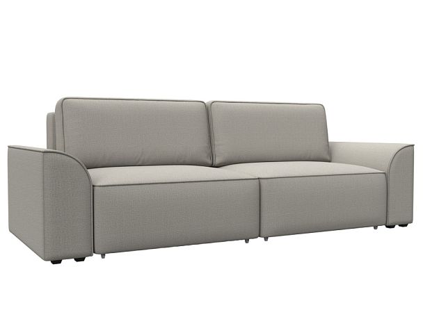 Диван прямой Лига-048 НПБ Рогожка бежевый - Вид 1