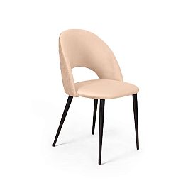 Стул Max ромб, бархат бежевый 5 - Фото предпросмотра