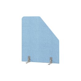 Перегородка акустическая со скосом Everprof EVO Acoustic на опорах 1200х28х1400 Ткань Kiton 11 - Фото предпросмотра