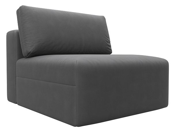 Модуль диван Лига-060 НПБ Искусственная замша серый - Вид 2