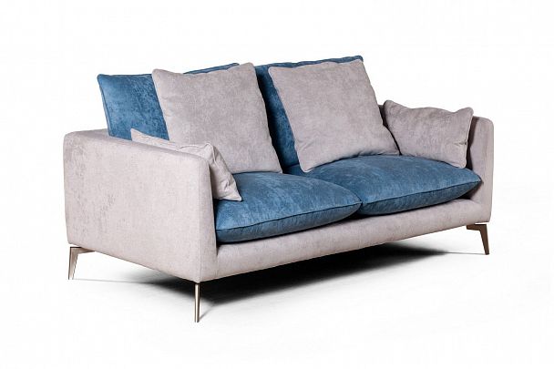 Brussel диван двухместный прямой, замша Breeze - Вид 6