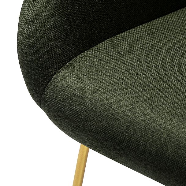 Кресло Kent тёмно-зеленый/Линк золото - Вид 6