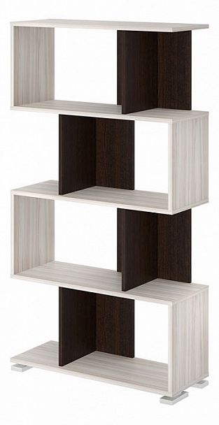 Стеллаж Домино СЛ-5-4 Венге/Карамель - Вид 1