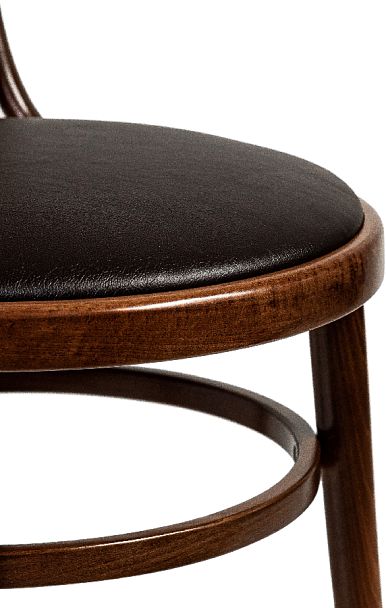 Комплект венских деревянных стульев Милем светлый орех/коричневая экокожа, 3 шт. - Вид 10