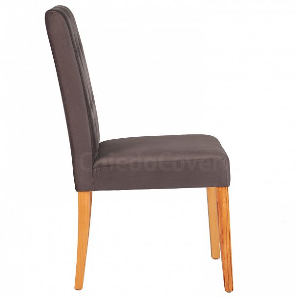 Стул Гаага Диамант, коричневый велюр - Вид 4