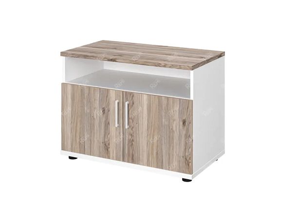 TANDEM RTD039-80U-MA Тумба под оргтехнику универсальная 800х450х600 Дуб Маувелла/Белый - Вид 1