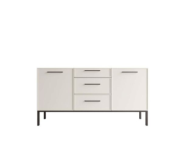 Комод две дверки и три ящика Nicole арт NEM08 - Вид 1