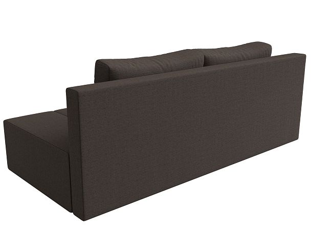 Диван прямой Сан Марко Рогожка коричневый - Вид 6